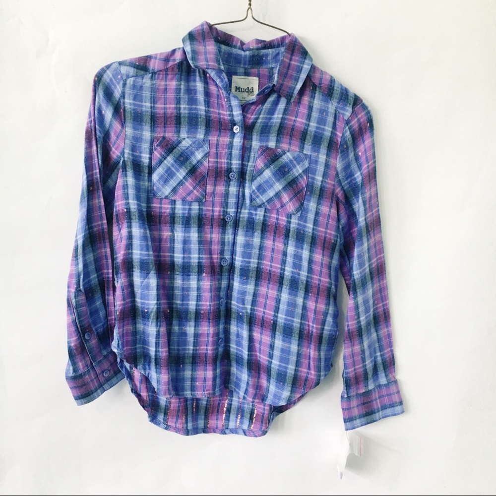 Mudd plaid button up shirt